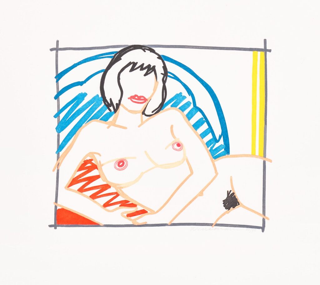 Tom Wesselman - Monica Nude With Yellow Curtain (W.P.I. P91EA06)