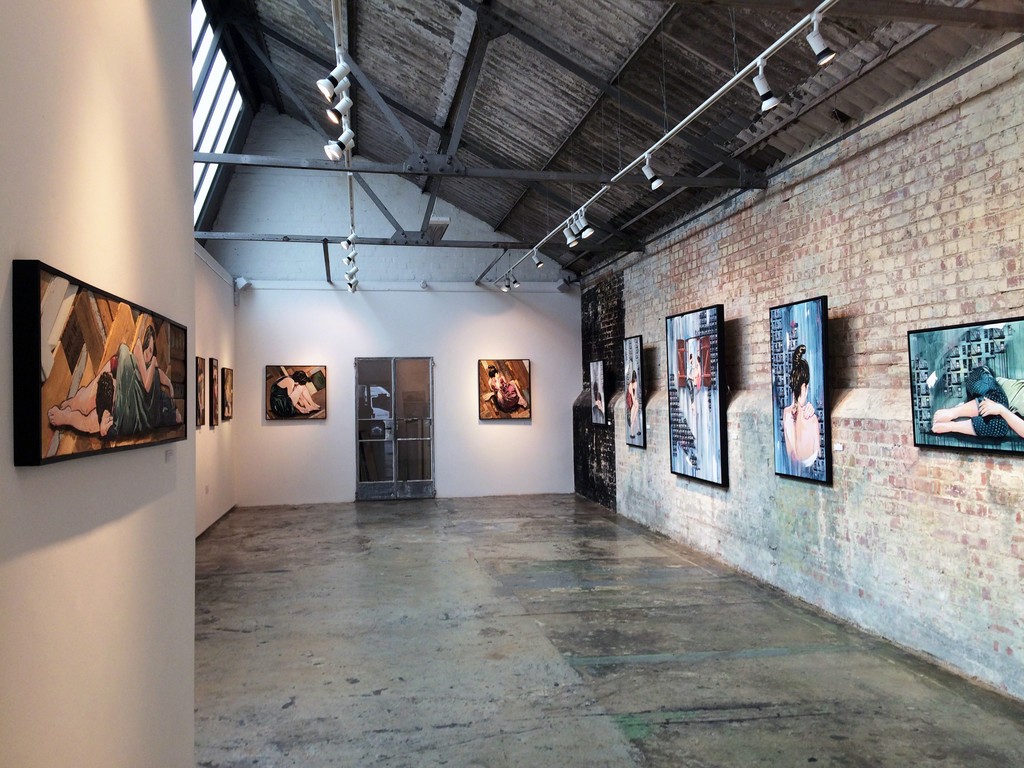 Taken from the North-West angle of the second room of our gallery. Showing a clear view of the art work and how we put a lot of thought in where each piece should be placed to show it off in it's full glory. Taken from the North-West angle of the second room of our gallery. Showing a clear view of the art work and how we put a lot of thought in where each piece should be placed to show it off in it's full glory.