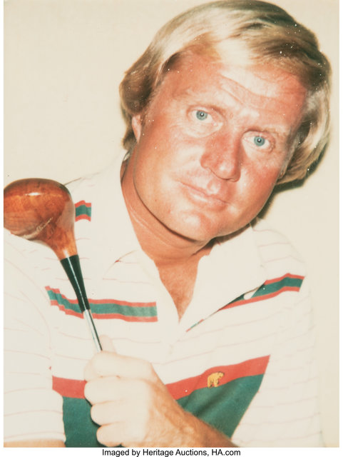 Andy Warhol, ‘Jack Nicklaus’, 1977, Photography, Unique color Polaroid, Heritage Auctions