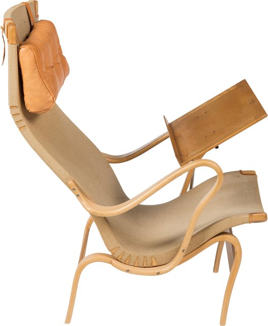 Bruno Mathsson Pernilla 2 Easy Chair With Reading Stand Circa 1969 Artsy