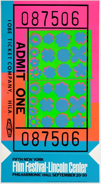 Andy Warhol, ‘Lincoln Center Ticket’, 1967, Koller Auctions