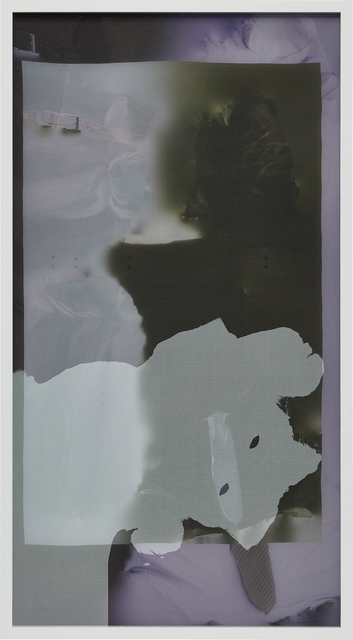Artie Vierkant, ‘Air filter and method of constructing the same 29 (Antoine)’, 2014, Mixed Media, US Patent 8118919 B1, aluminum, charcoal fiberglass mesh and organza, Phillips