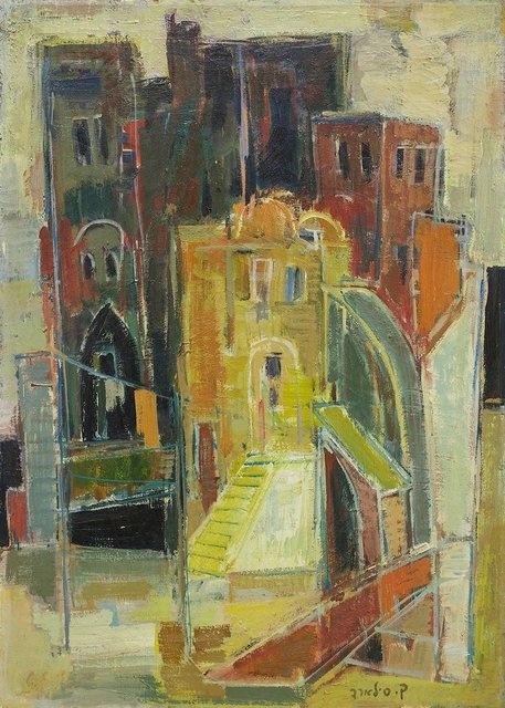Claire Szilard, ‘Rome (Milan) Italian Cityscape by Noted Hungarian Israeli Artist’, 20th Century, Lions Gallery