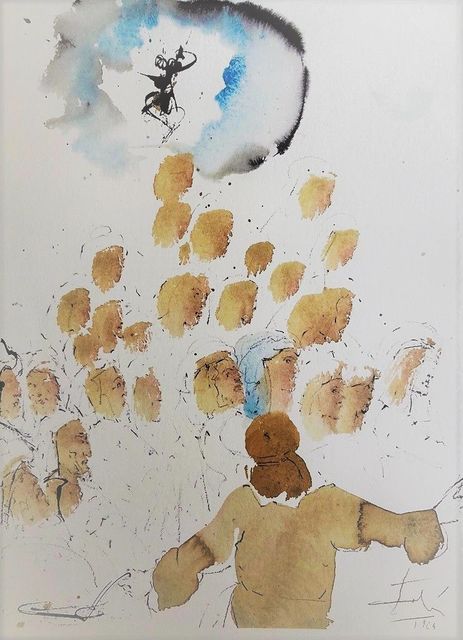Salvador Dalí, ‘Nummularii de templo eiecti (The Money Changers Thrown out of the Temple)’, 1964, Wallector