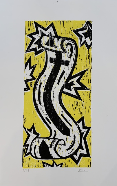 Declan Jenkins, ‘The Declaration’, 2019, Print, Woodcut printed in colours., Sims Reed Gallery