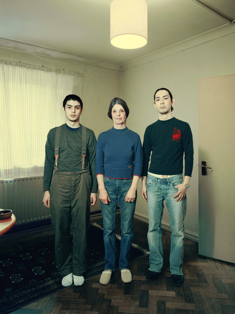 David Stewart, ‘Thomas family standing on parquet floor’, 2009, Photography, Chromogenic Print, Wren London