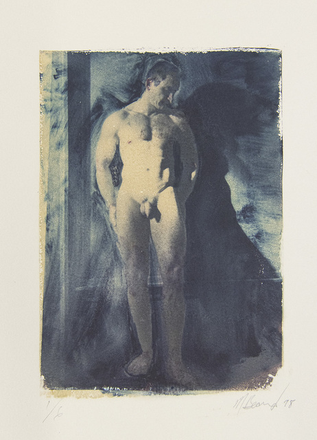 Mark Beard, ‘Unidentified Standing Male’, 1998, Photography, Polaroid transfer on Rives BFK paper, ClampArt