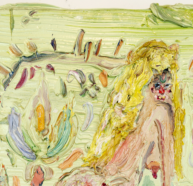 Allison Schulnik, ‘Tiny Rug Girl’, 2010, Painting, Oil on canvas, ODD ARK•LA