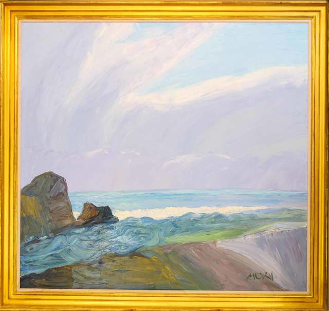 Roger Muhl, ‘Bretagne’, 2002, Painting, Oil on canvas, Artioli Findlay