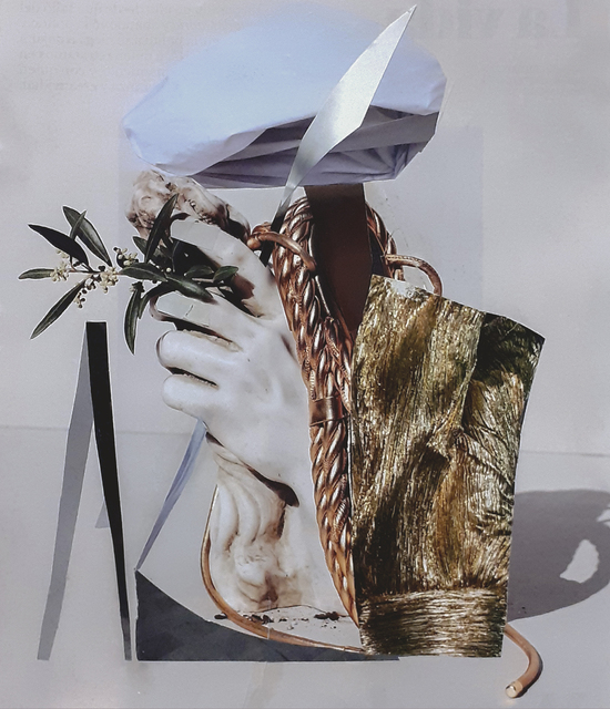 Alberto de Blobs, ‘Art is dead part I’, 2020, Drawing, Collage or other Work on Paper, Collage on paper, Fousion Gallery