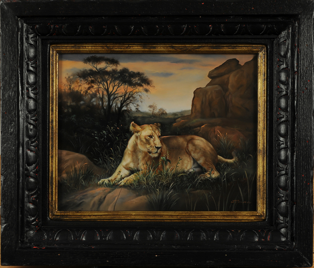 David Michael Bowers, ‘Waiting for the King’, 2019, Painting, Oil on panel, Gallery 1261