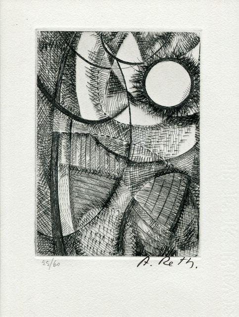 Alfréd Réth, ‘Untitled’, 1962-1964, Print, Etching on Paper, Studio Mariani Gallery