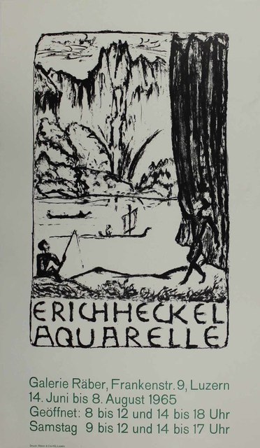 Erich Heckel, ‘Untitled (Exhibition poster)’, 1965, Sylvan Cole Gallery