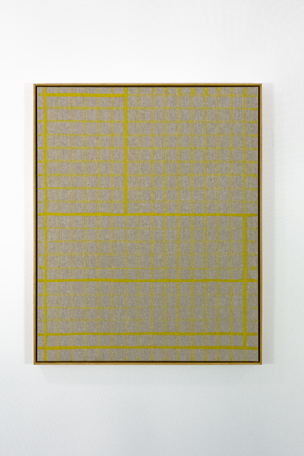 Bertrand Fournier | Yellow lines on yellow grid (2019) | Available for ...