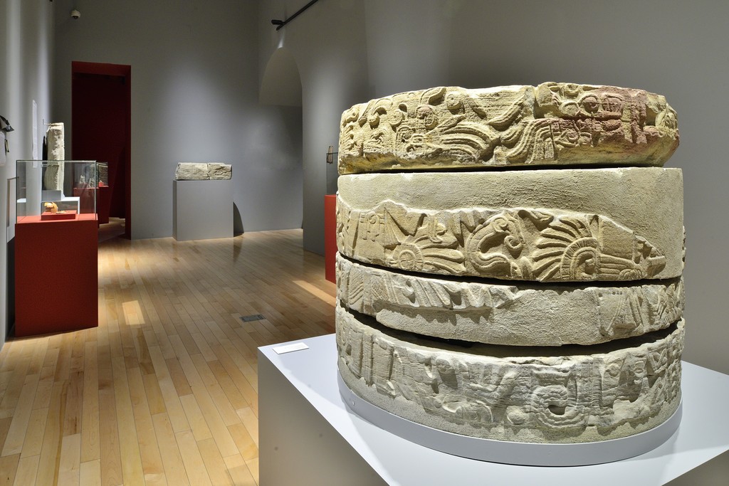 View of "Divine Lords of the Mountain. Puebla's Northern Sierra in times of El Tajín", Museo Amparo, Puebla, Mexico, 2017. View of "Divine Lords of the Mountain. Puebla's Northern Sierra in times of El Tajín", Museo Amparo, Puebla, Mexico, 2017.
