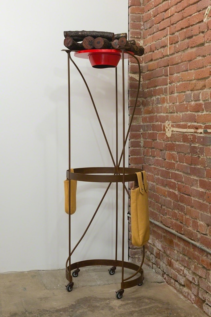 Phyllis Green, 'RED HAT', 2015. Metal, wood, fiberglass resin, cloth, 75 x 24 x 23 inches. Photo: Ruben Diaz. Phyllis Green, 'RED HAT', 2015. Metal, wood, fiberglass resin, cloth, 75 x 24 x 23 inches. Photo: Ruben Diaz.