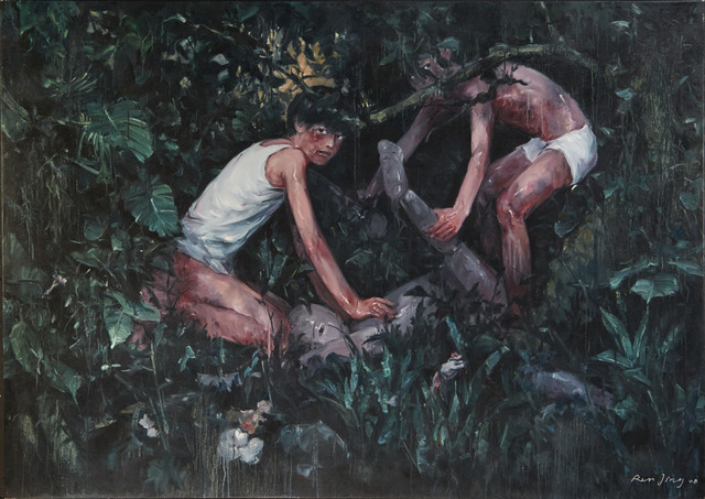 Ren Jing, ‘Green Mango 2’, 2008, Painting, Oil on canvas, Rudolf Budja Gallery