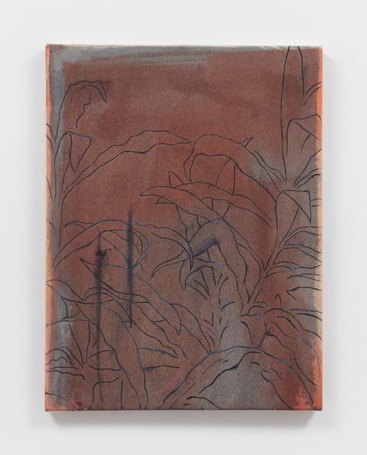 Roman Cochet, ‘Hommage à Sylvia Plimack Mangold’, 2019, Painting, Oil on canvas, Alexander and Bonin
