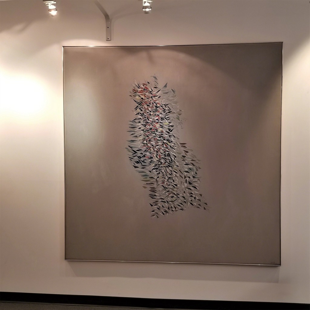 Robert Goodnough, "Process Development" 1972, oil and acrylic on canvas, 78" x 78" Robert Goodnough, "Process Development" 1972, oil and acrylic on canvas, 78" x 78"