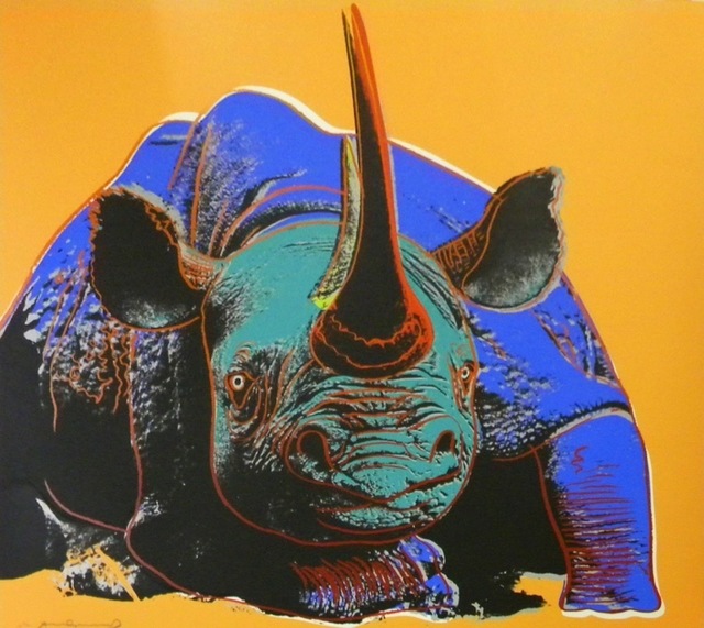 Andy Warhol, ‘Black Rhinoceros (FS II.301)’, 1983, Print, Screenprint on Lenox Museum Board, Revolver Gallery