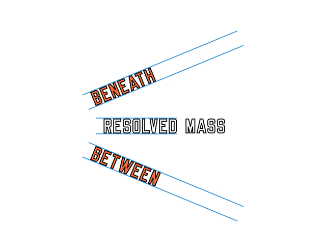 Lawrence Weiner, ‘BENEATH RESOLVED MASS BETWEEN’, 2006, Mai 36 Galerie