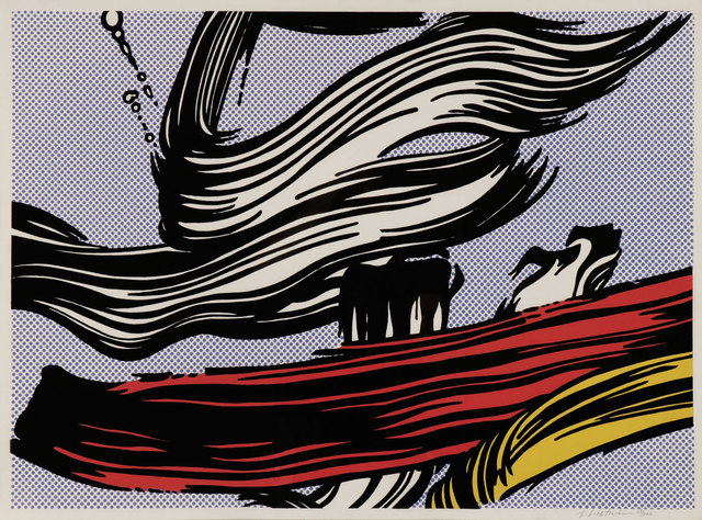 Roy Lichtenstein, ‘Brushstroke’, 1967, Print, Screenprint, Gregg Shienbaum Fine Art