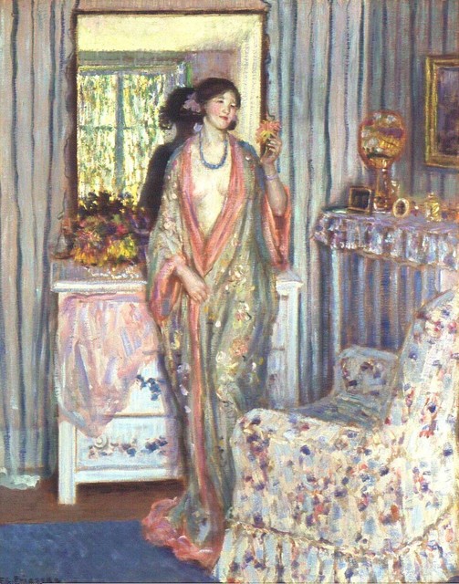 Frederick Carl Frieseke, ‘The Robe ’, 1915, Indianapolis Museum of Art at Newfields