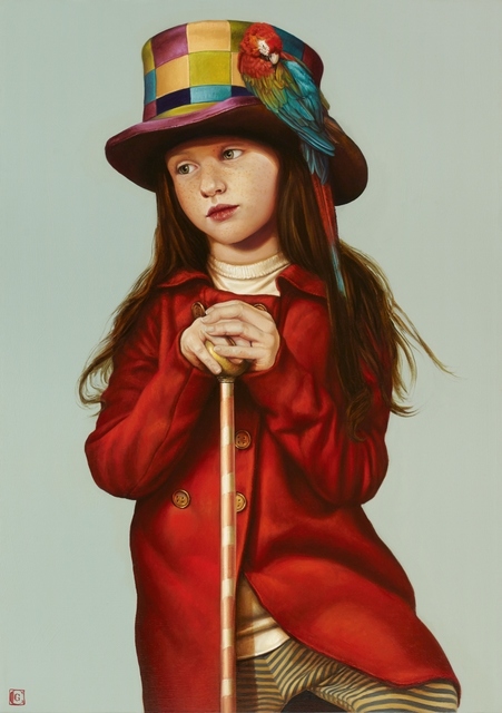 Claudia Giraudo, ‘Enchantress of parrots ’, 2017, Italian Fine Art Gallery