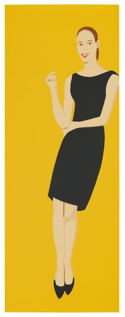 Alex Katz - Ulla, from: Black Dress