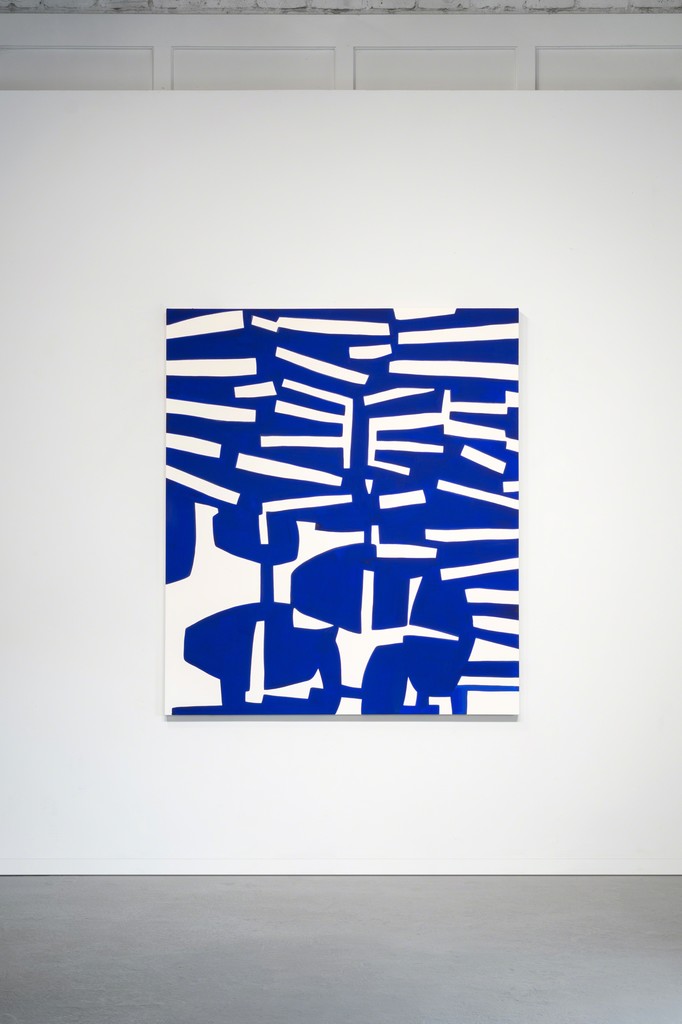 A painting on canvas by Raymond Saá. A painting on canvas by Raymond Saá.