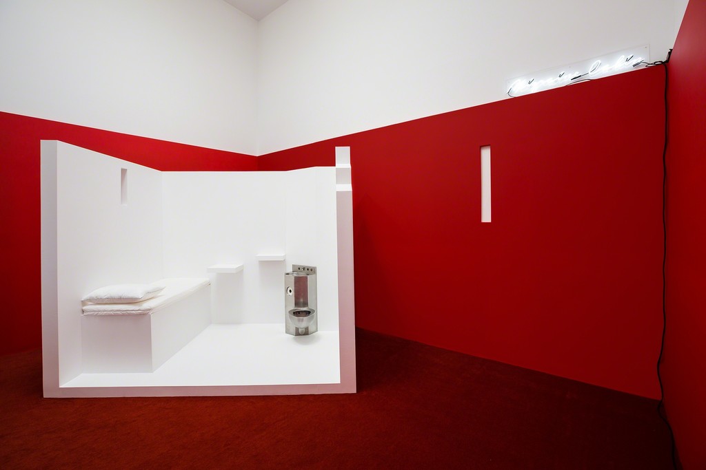 Marco Rios, "Migraine Cabin", 2015, Mixed media Marco Rios, "Migraine Cabin", 2015, Mixed media