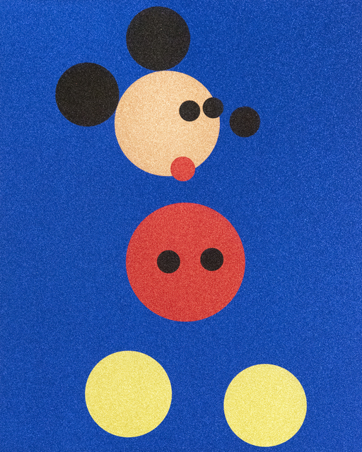 Damien Hirst, ‘Mickey - Blue Glitter (Large)’, 2016, Tate Ward Auctions