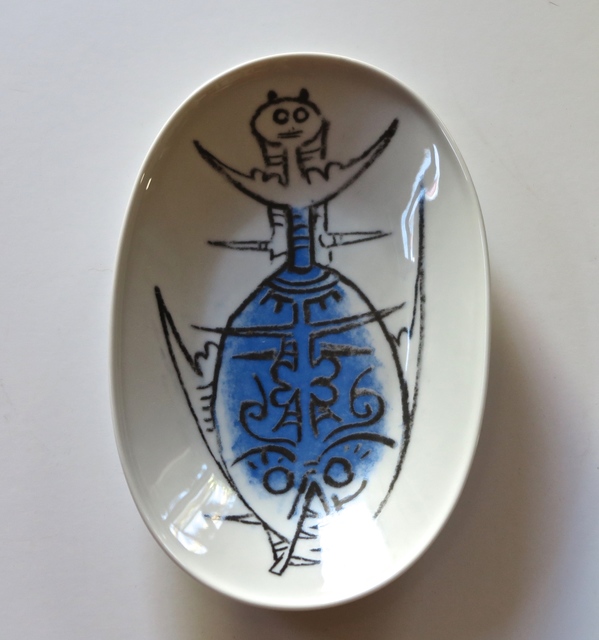 Wifredo Lam, ‘Porcelana di Albisola - 9" cheese plate’, 1970, MLA Gallery