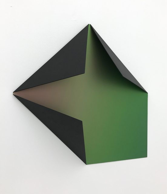 Sébastien de Ganay, ‘Black Flip Flop Folded Flat 02’, 2020, Sculpture, Aluminium, lacquered, interference protective clear, galerie burster