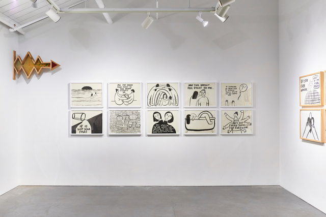 Carissa Potter, ‘It Is Not Your Fault’, 2019, Drawing, Collage or other Work on Paper, Sumi Ink on Paper, Eleanor Harwood Gallery