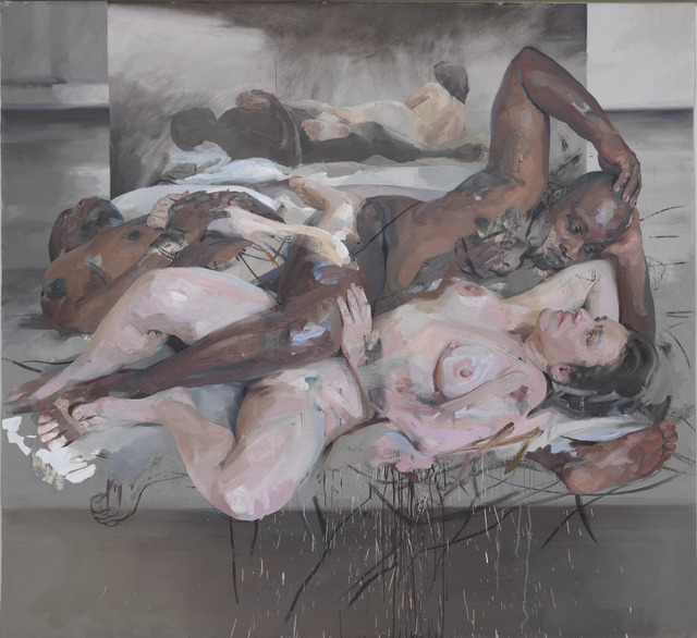 Jenny Saville, ‘Odalisque’, 2012-2014, Painting, Oil and charcoal on canvas, Gagosian