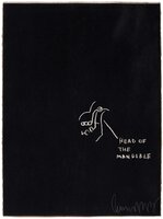Jean-Michel Basquiat - Untitled (Head of the Mandible), from Anatomy