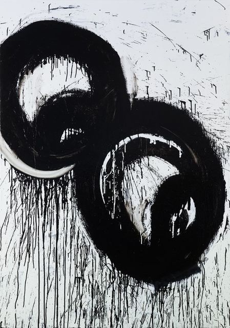 Joyce Pensato, ‘Runaway Eyes’, 2016, Painting, Enamel on linen, Petzel Gallery