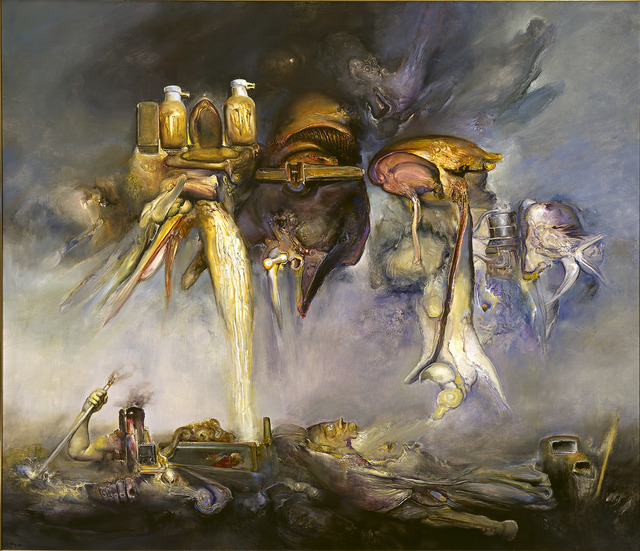 James Gleeson, ‘Icons of Hazard’, 2001, National Gallery of Victoria