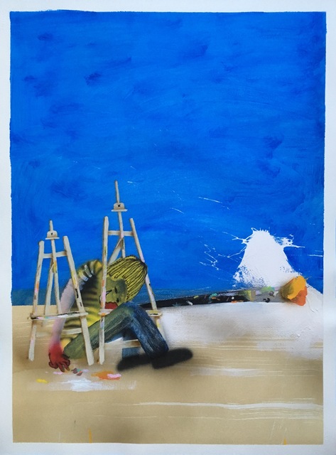 Casey Bolding, ‘Primaries (blue)’, 2017, Deep Space Gallery