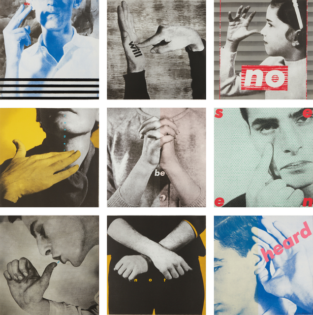 Barbara Kruger | Untitled (We Will No Longer Be Seen and Not Heard) (1985)  | Artsy