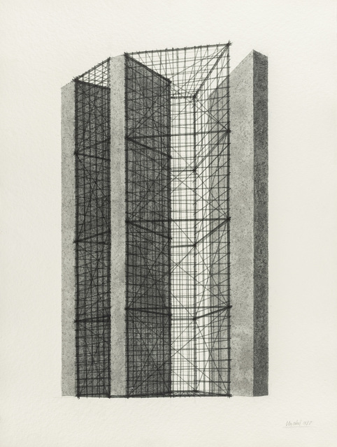 Giuseppe Uncini, ‘Untitled’, 1988, Drawing, Collage or other Work on Paper, Mixed technique on paper, Martini Studio d'Arte