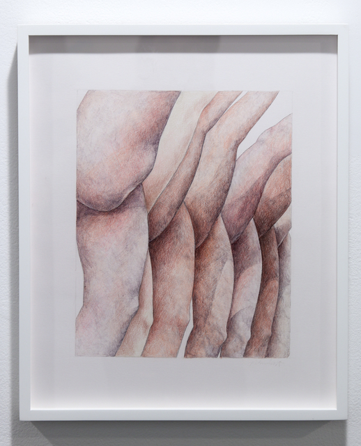 Katarina Riesing, ‘Dress Rehearsal’, 2019, Drawing, Collage or other Work on Paper, Colored pencil and ballpoint pen on paper, Anders Wahlstedt Fine Art