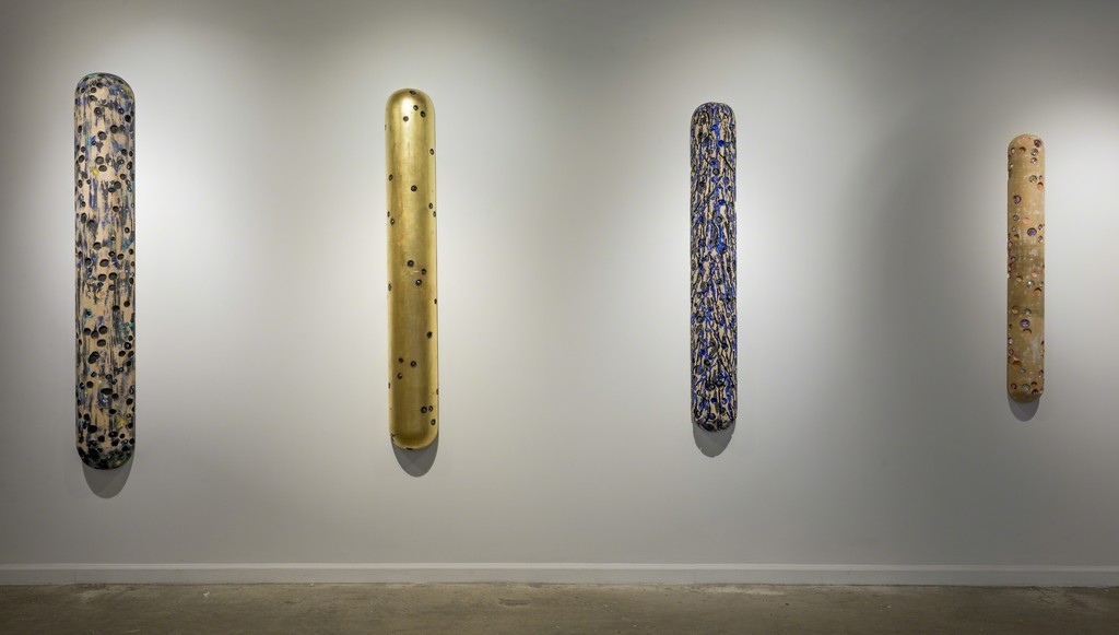 John Torreano: "Dark Matters Without Time" (installation view, Lesley Heller Gallery, New York), 2018 John Torreano: "Dark Matters Without Time" (installation view, Lesley Heller Gallery, New York), 2018