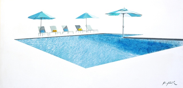 Kathleen Keifer, ‘Cool Sun, Aqua Shade’, 2017, Artspace Warehouse
