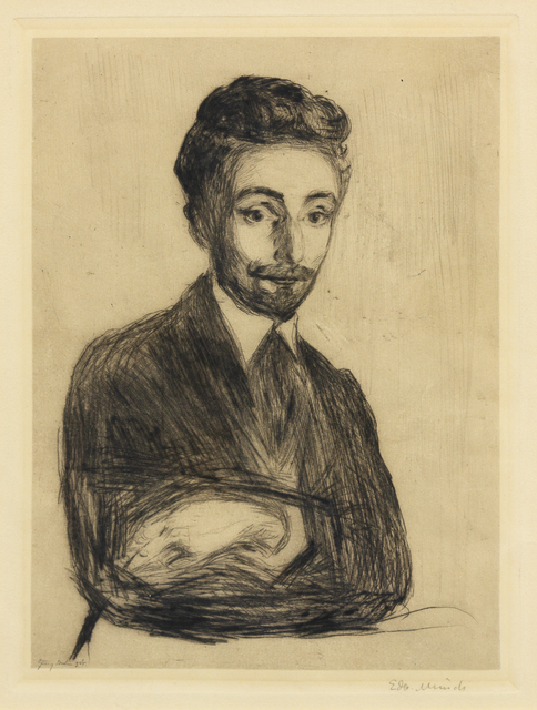 Edvard Munch, ‘Portrait of Helge Rode’, 1898, Hindman