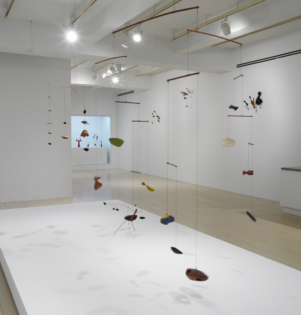 Installation view, Calder: Constellations, Pace Gallery, New York, 20 April – 30 June 2017. © 2017 Calder Foundation, New York / Artists Rights Society (ARS), New York Installation view, Calder: Constellations, Pace Gallery, New York, 20 April – 30 June 2017. © 2017 Calder Foundation, New York / Artists Rights Society (ARS), New York