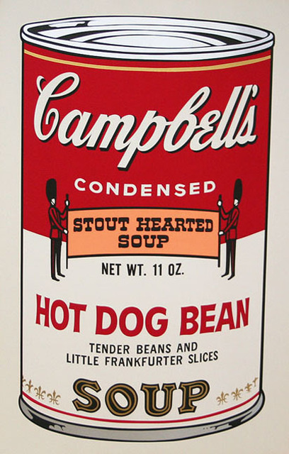 Andy Warhol, ‘Campbell's Soup II, II.59 Hot Dog Bean ’, 1969, Print, Color screenprint, Elizabeth Clement Fine Art