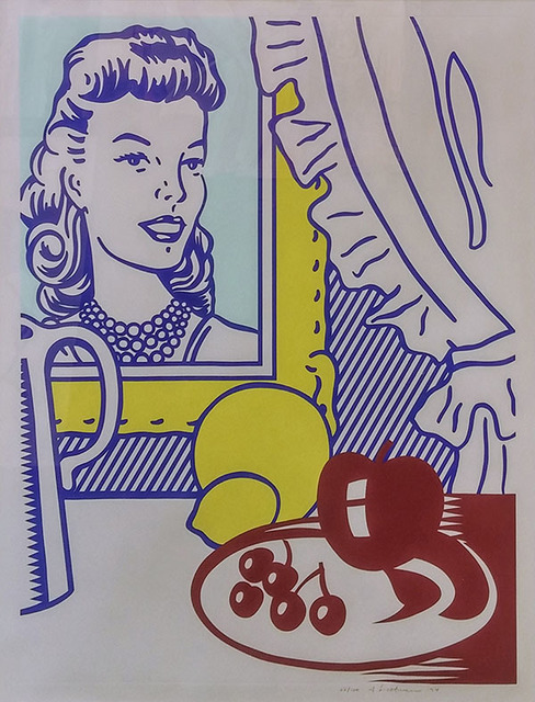 Roy Lichtenstein, ‘STILL LIFE WITH PORTRAIT’, 1974, Print, Lithograph and screenprint in colors with debossing, on Rives BFK., Marcel Katz Art