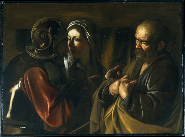 Michelangelo Merisi da Caravaggio, ‘The Denial of Saint Peter’, 1610, The Metropolitan Museum of Art